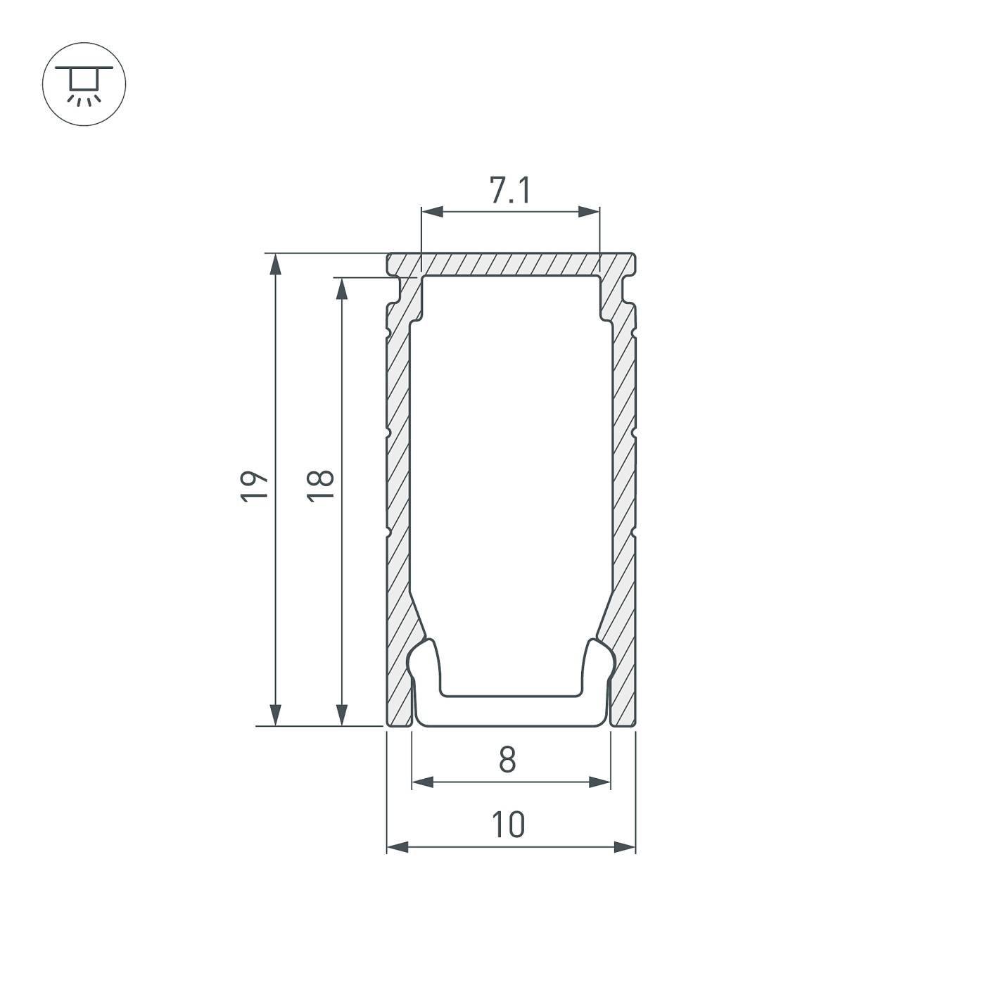 Профиль Arlight Sl-Line 053426
