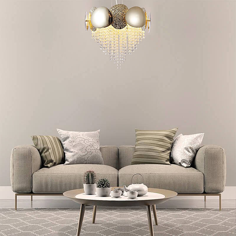 L38512.92 Подвесная хрустальная люстра Mastery L'Arte Luce Luxury L38512.92