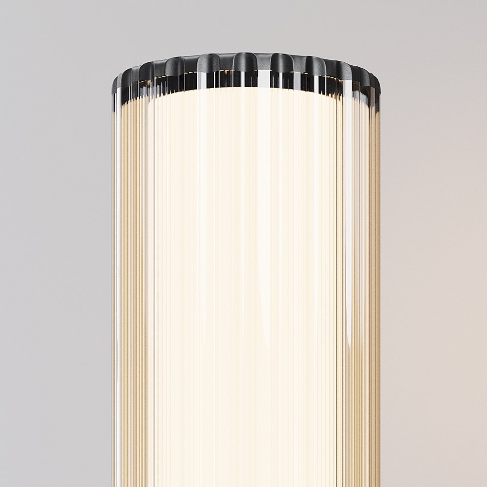 Уличный настенный светильник Maytoni Rib O502WL-01B