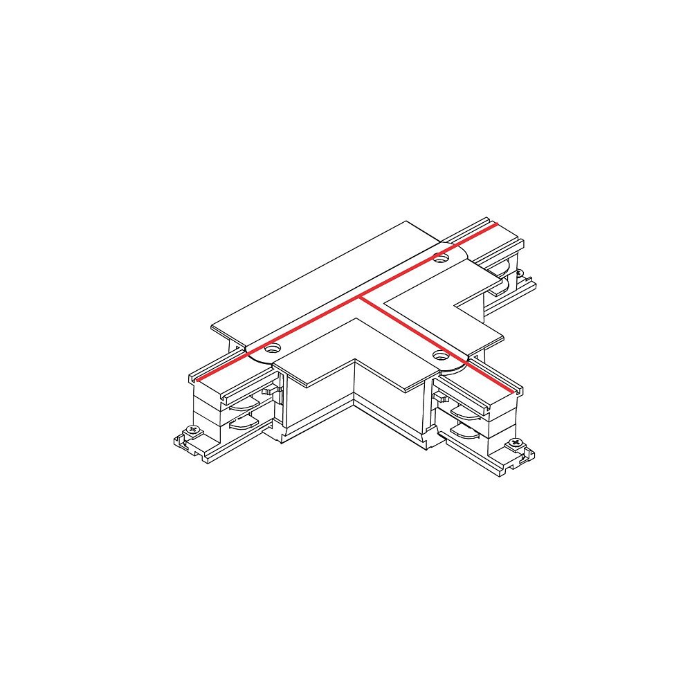 Коннектор T-образный левый Nowodvorski Ctls Power 8247