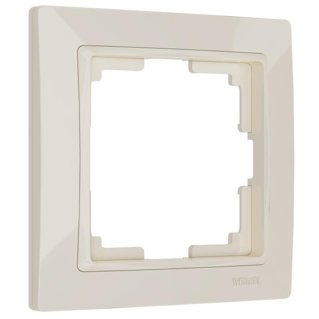 W0012003/ Рамка на 1 пост Snabb basic (слоновая кость) Рамка Werkel W0012003/ Рамка на 1 пост Snabb basic (слоновая кость)