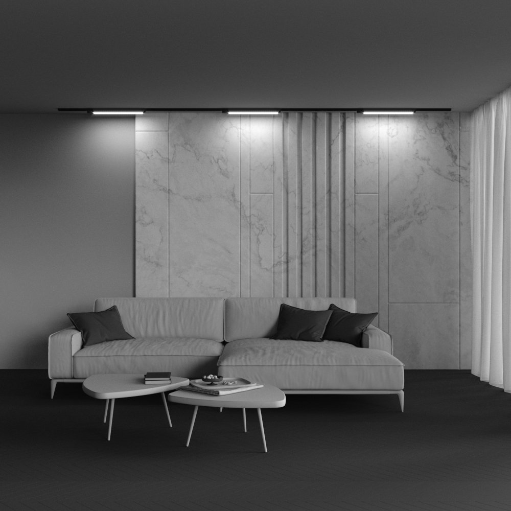 Трековый светильник Maytoni Basis Unity TR000-1-24W4K-B