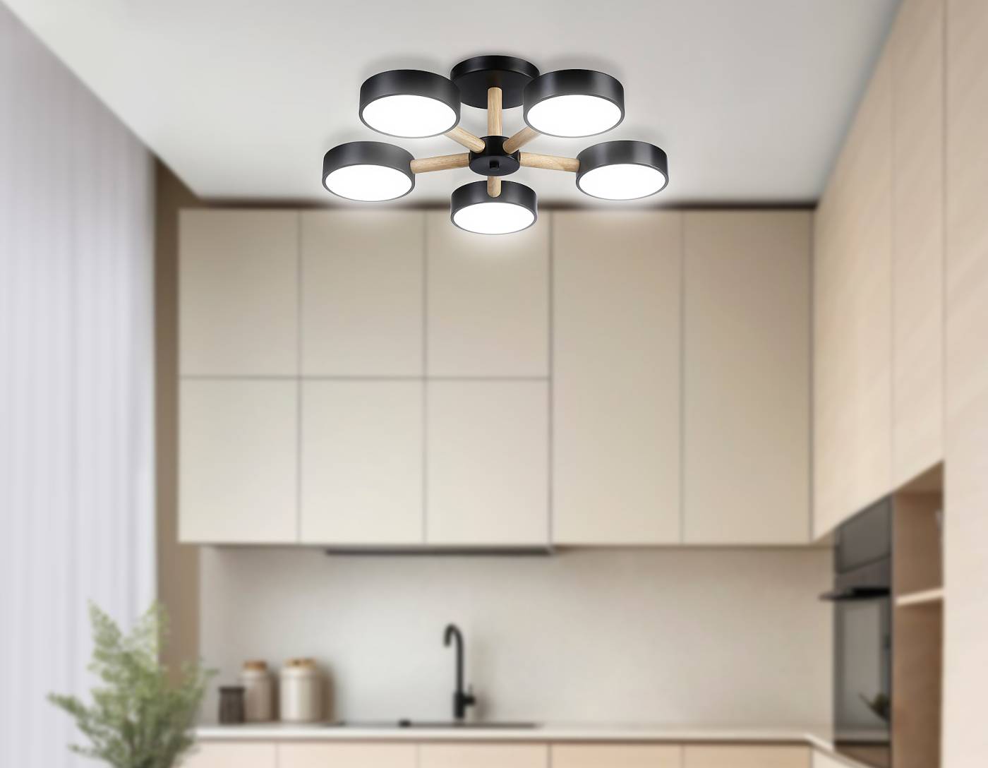 FL4828 Потолочная люстра Ambrella LineTech FL4828