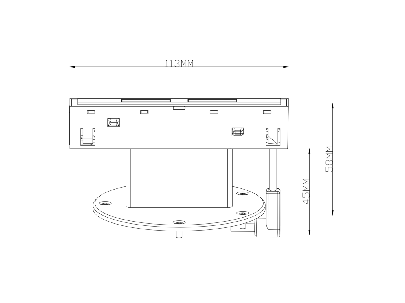 00-00028866 Трековое крепление SY-LINK SWG LUMKER 00-00028866