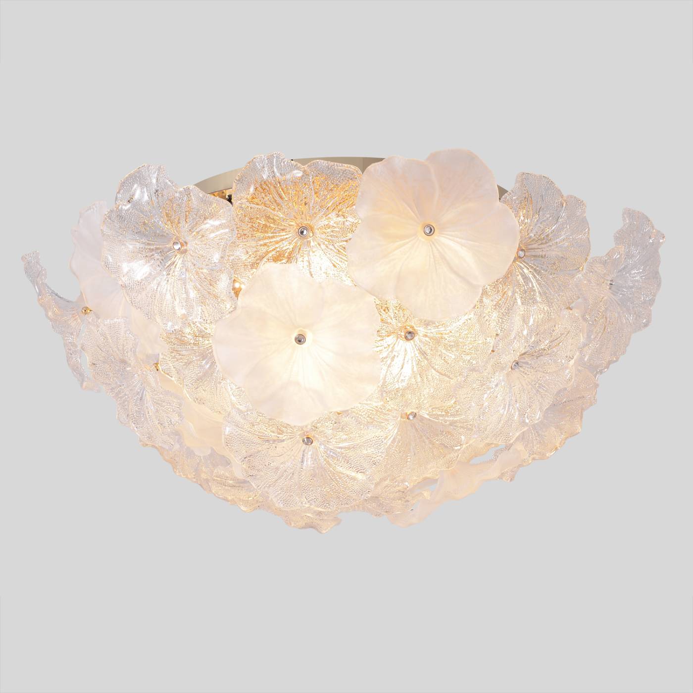 MAGNOLIA PL12 GOLD Потолочная люстра MAGNOLIA Crystal Lux MAGNOLIA PL12 GOLD