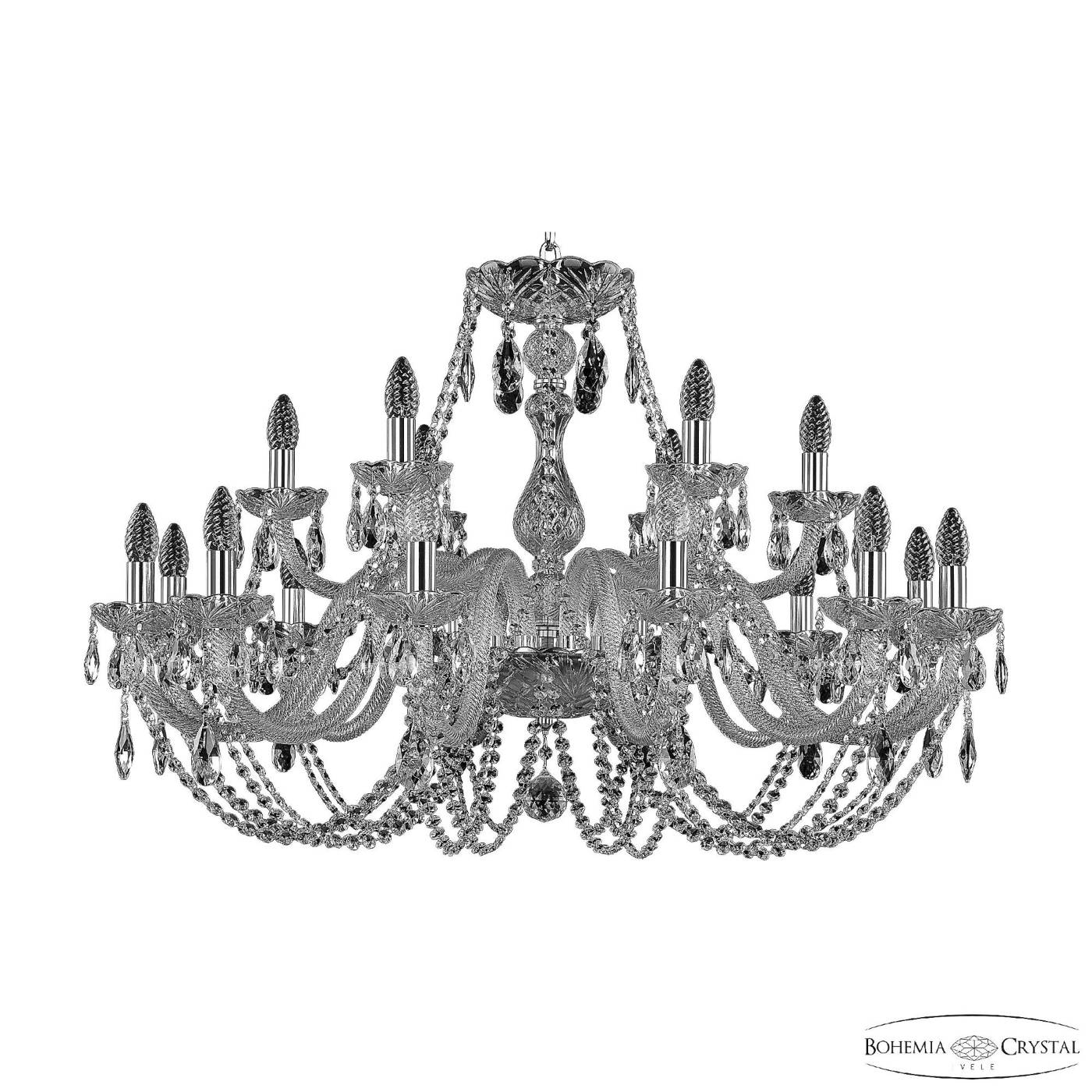 101/12+6/360 Ni Подвесная люстра Bohemia 101 101/12+6/360 Ni