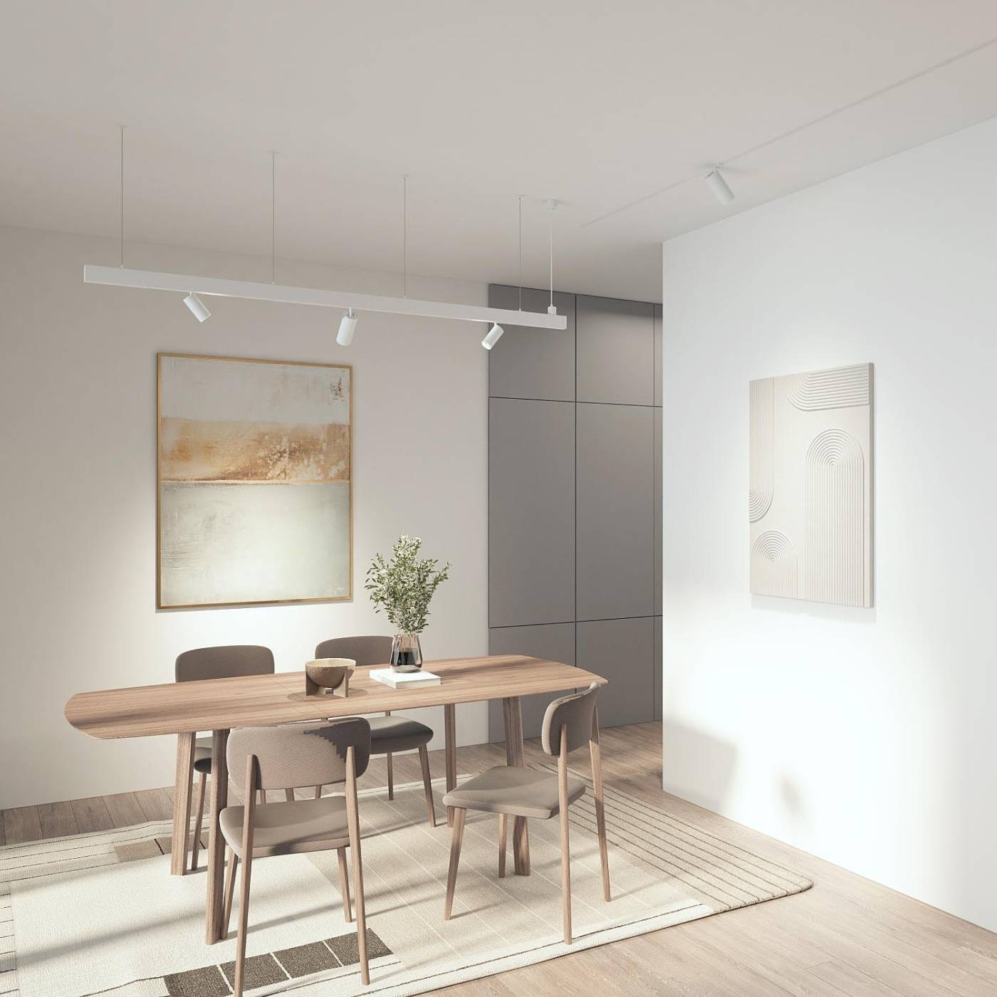 Трековый светильник Denkirs Simple spot DK8210-WH