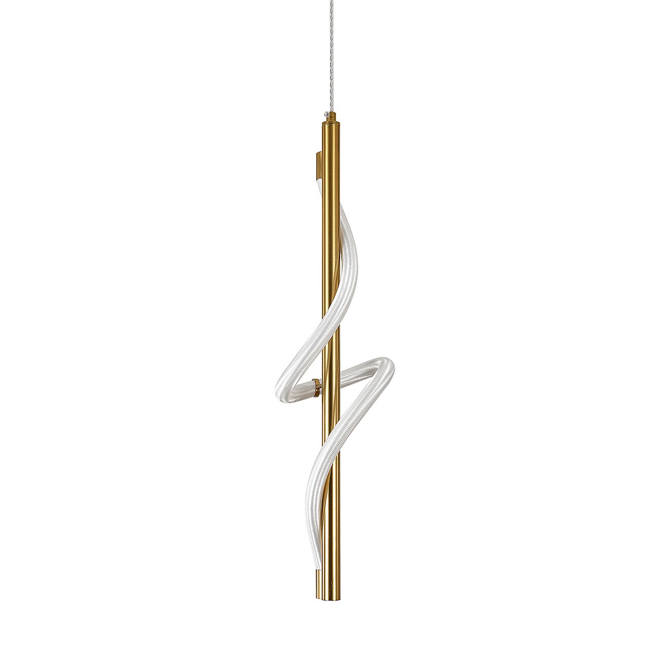 Светильник подвесной Indigo Intreccio V000144L 14025/1P Brass