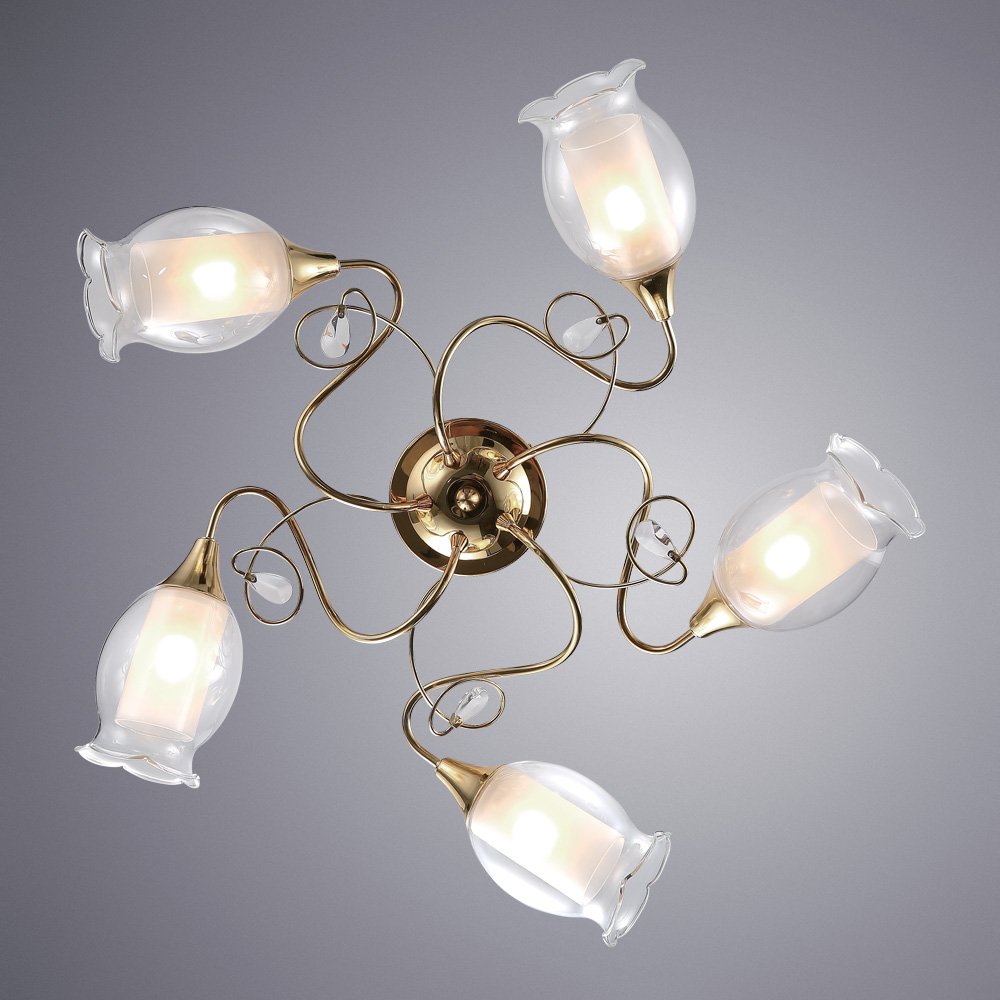 A9289PL-5GO Потолочная люстра Arte Lamp Mughetto A9289PL-5GO