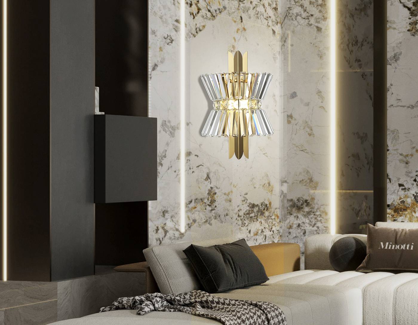 Настенное бра Ambrella Crystal LH41029