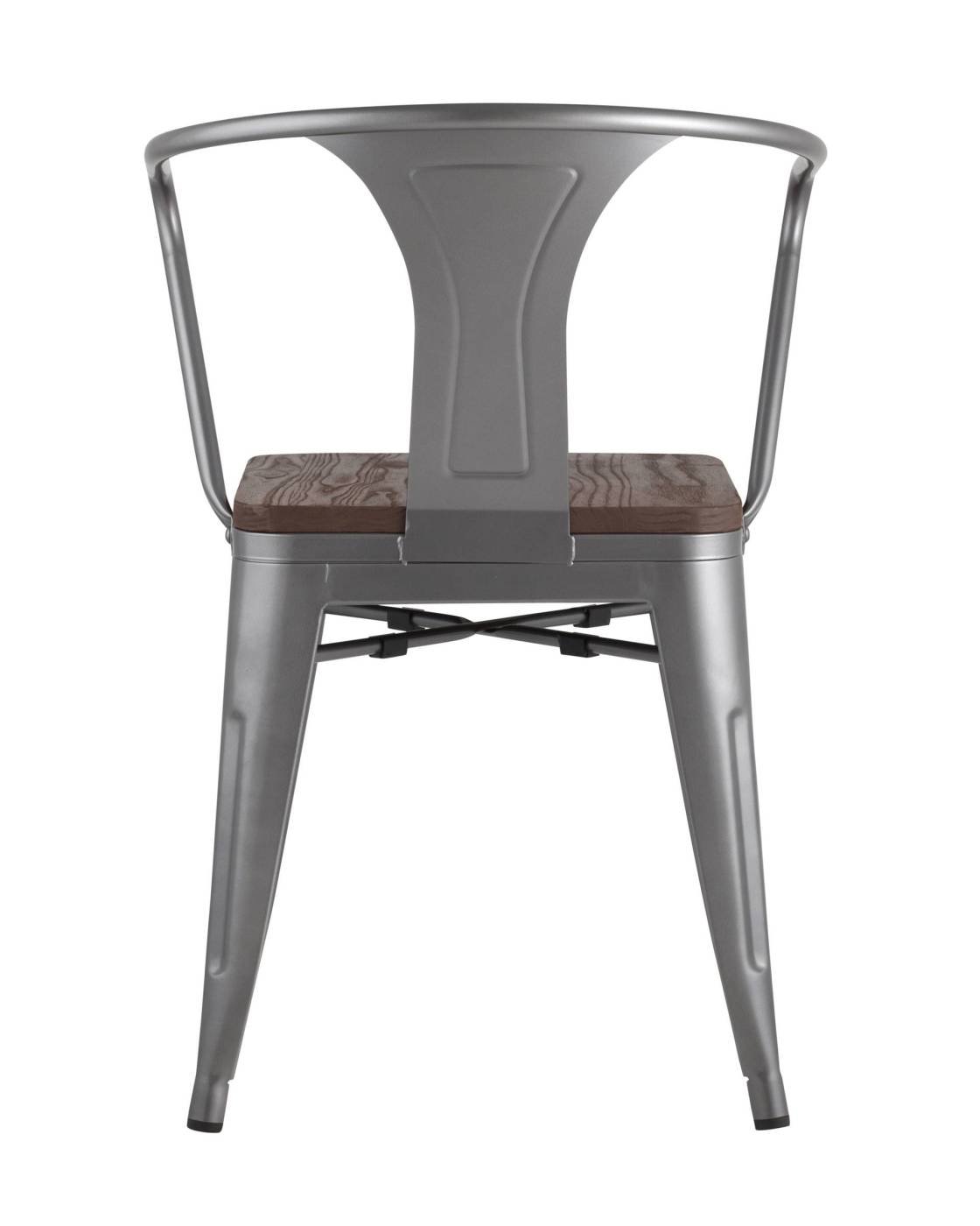 УТ000001861 Обеденный стул Stool Group Tolix Arm Wood УТ000001861