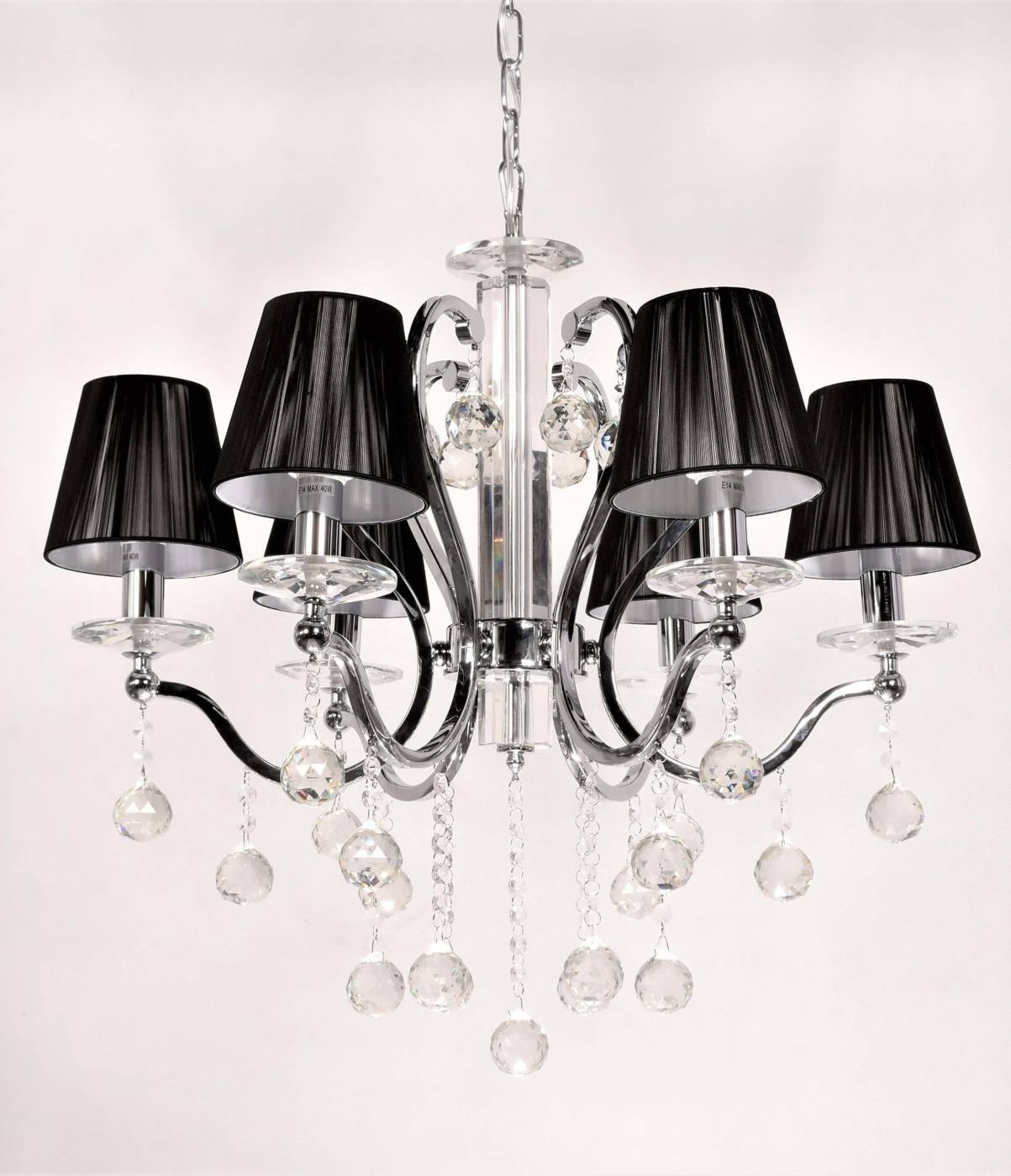 LDP 8033-6 BK Подвесная люстра Lumina Deco Bellisica LDP 8033-6 BK