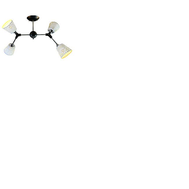 WD3565/4C-BK-CR-WT Потолочная люстра Wedo Light Deyzi WD3565/4C-BK-CR-WT