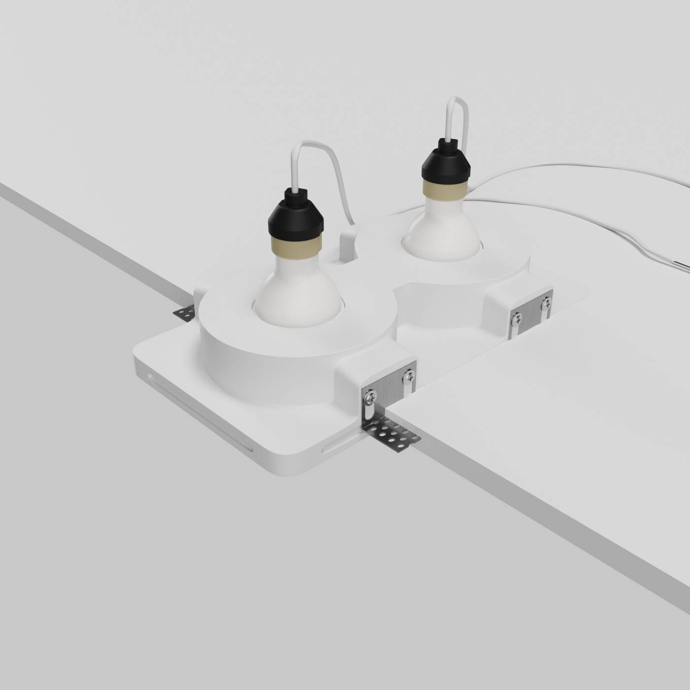 DL002-GU10-02-W Встраиваемый светильник Maytoni Gyps Modern DL002-GU10-02-W