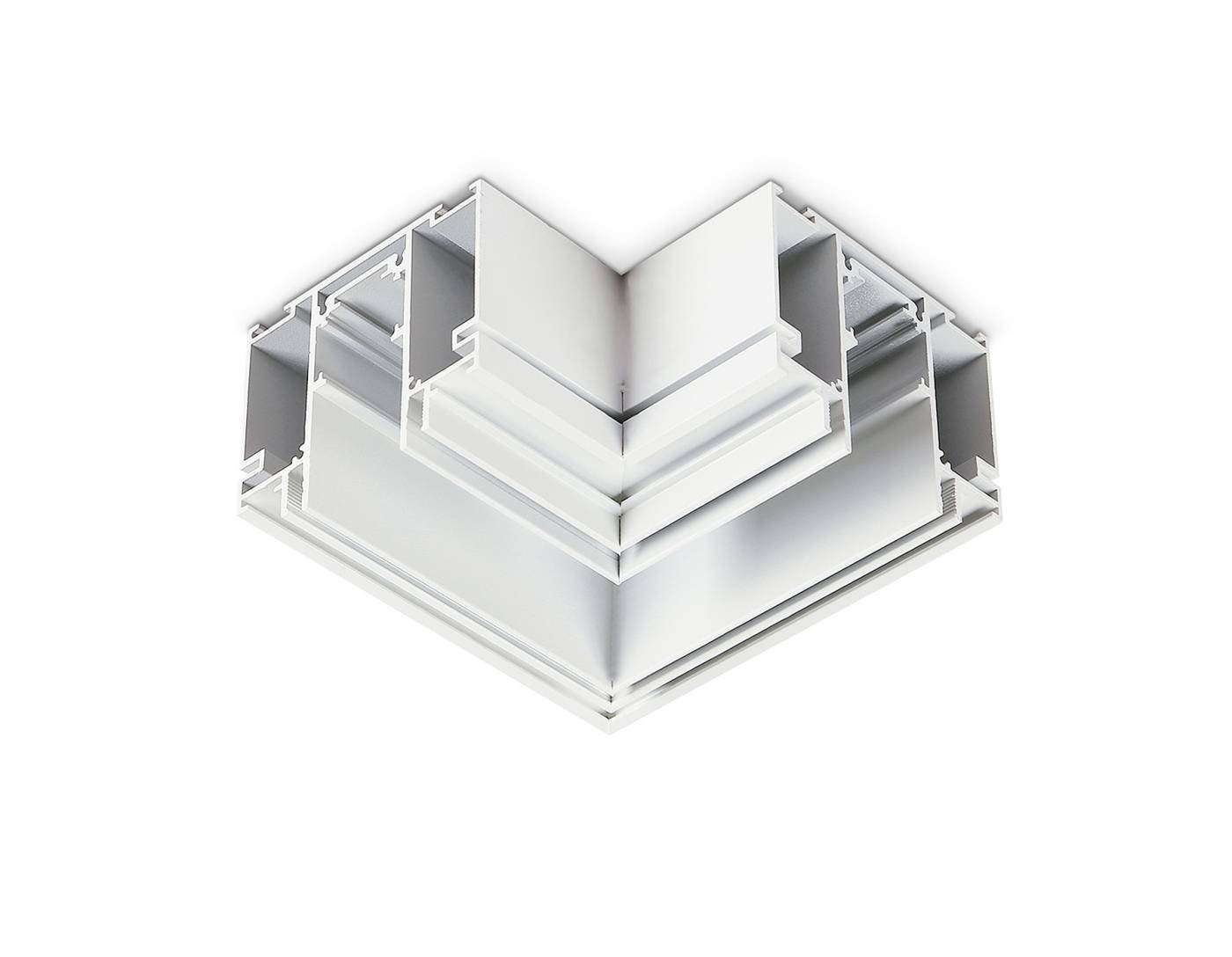 GL3391 Коннектор угловой для шинопровода Magnetic 48V в натяжной потолок Ambrella GL3391