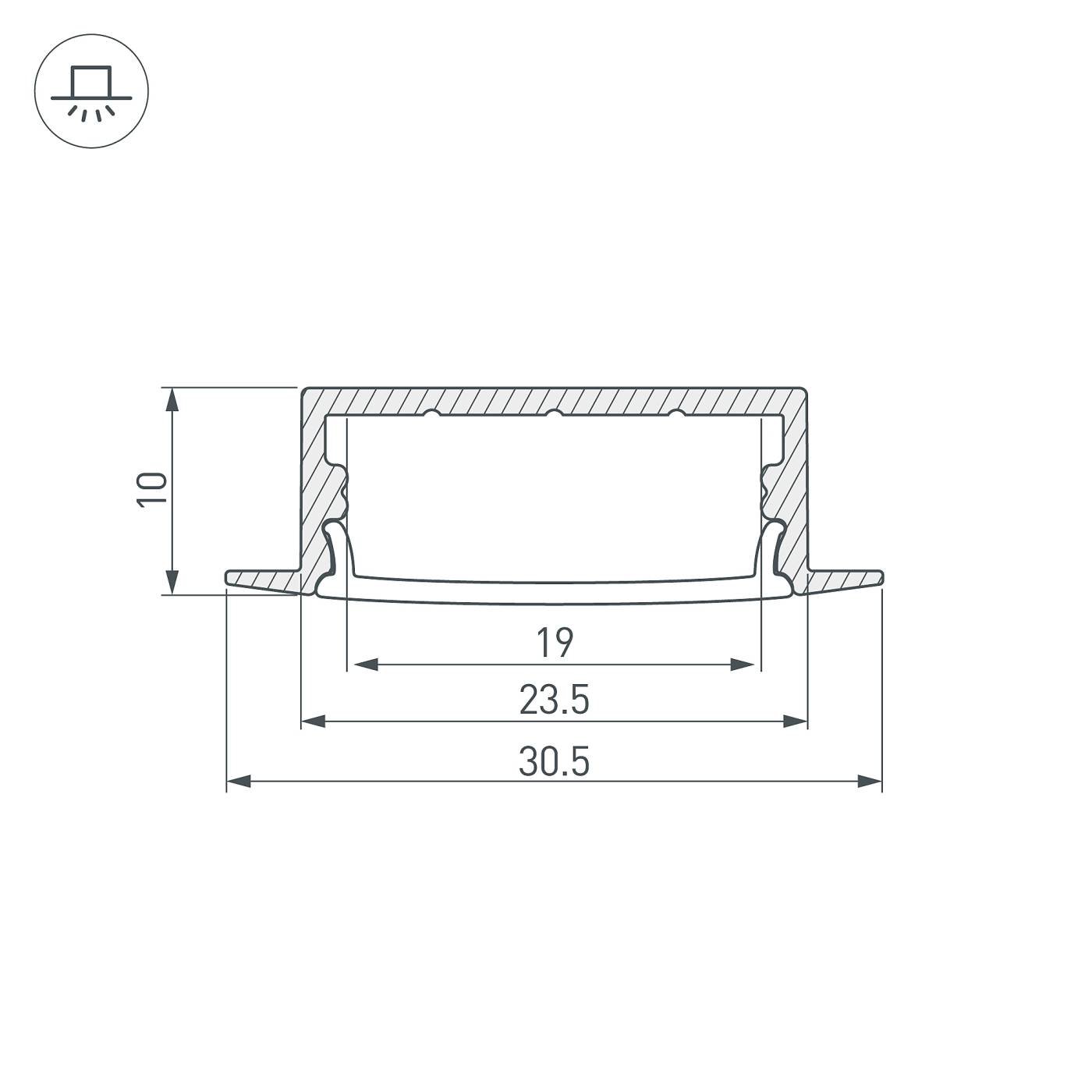 Профиль Arlight Arh-Wide 016186