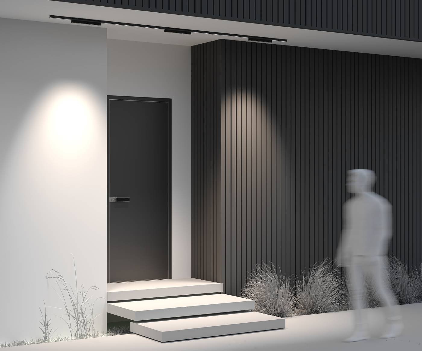 Трековый светильник Maytoni Points O-TR02-2-S-18WB4K