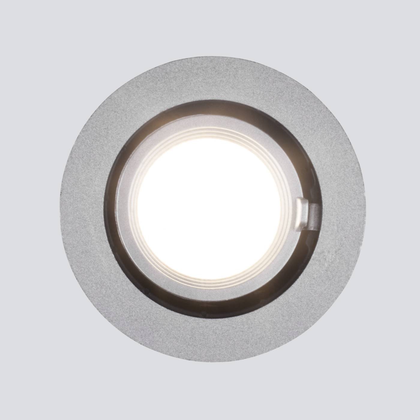 9918 LED 9W 4200K серебро Встраиваемый светильник Elektrostandard 9918 Led 9918 LED 9W 4200K серебро