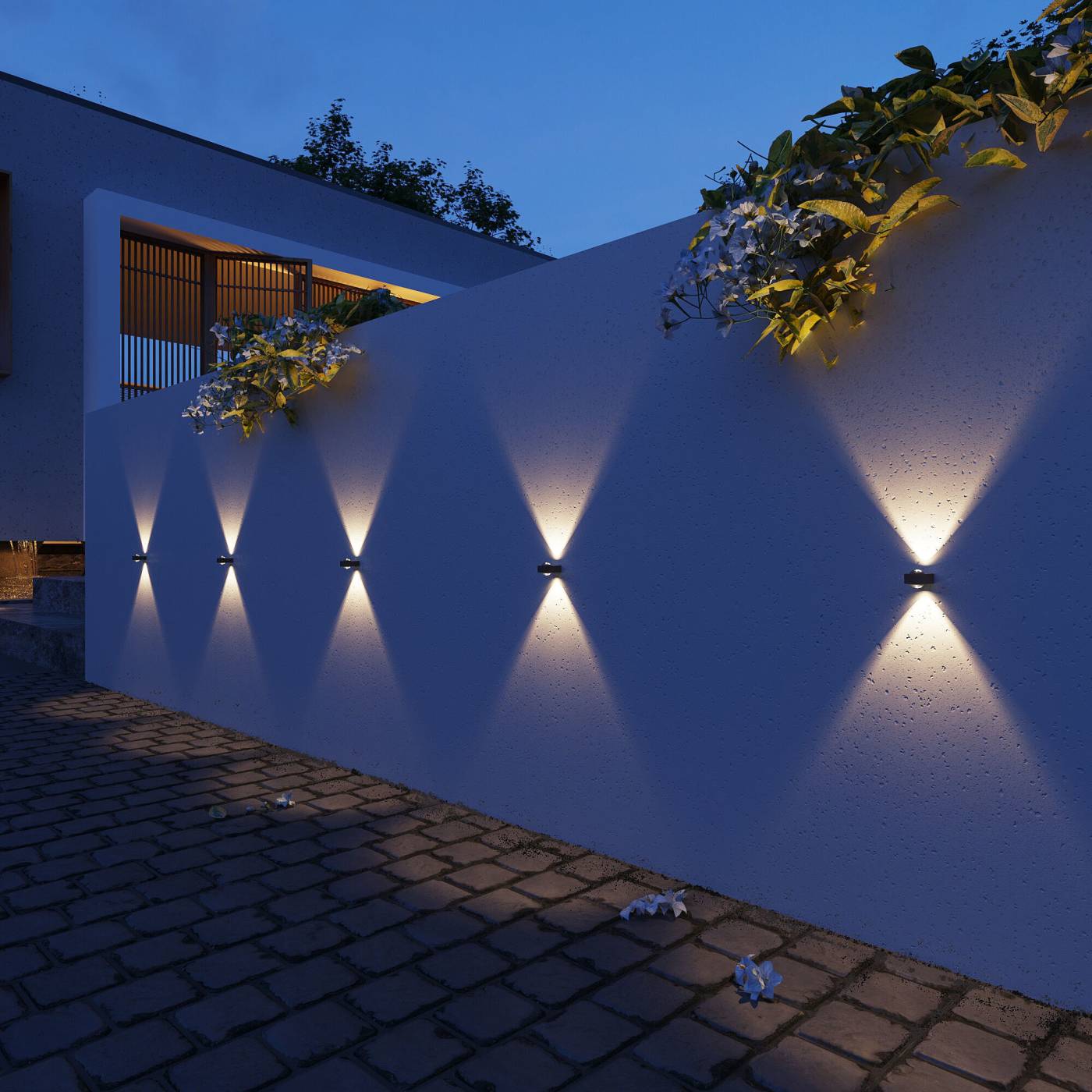 Уличный настенный светильник Elektrostandard Lenses Lenses (35191/W) черный