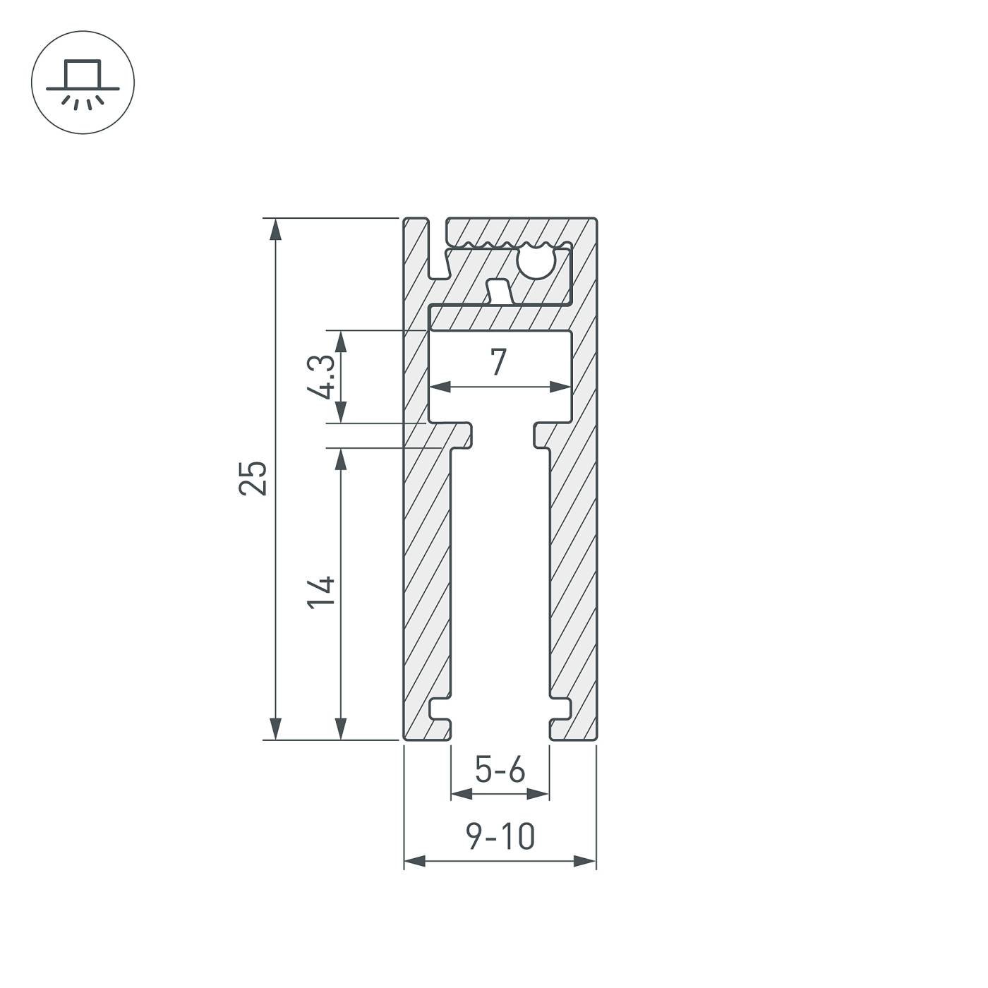 Профиль Arlight 019193