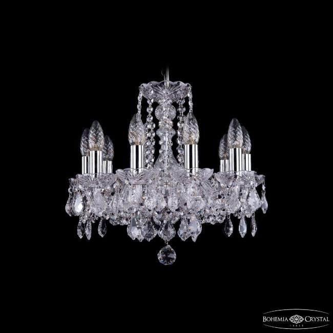 Подвесная хрустальная люстра 1402 Bohemia 1402/10/141 Ni Leafs