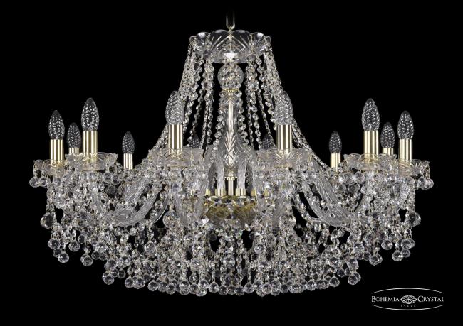 Подвесная хрустальная люстра 1409 Bohemia 1409/12/300 G