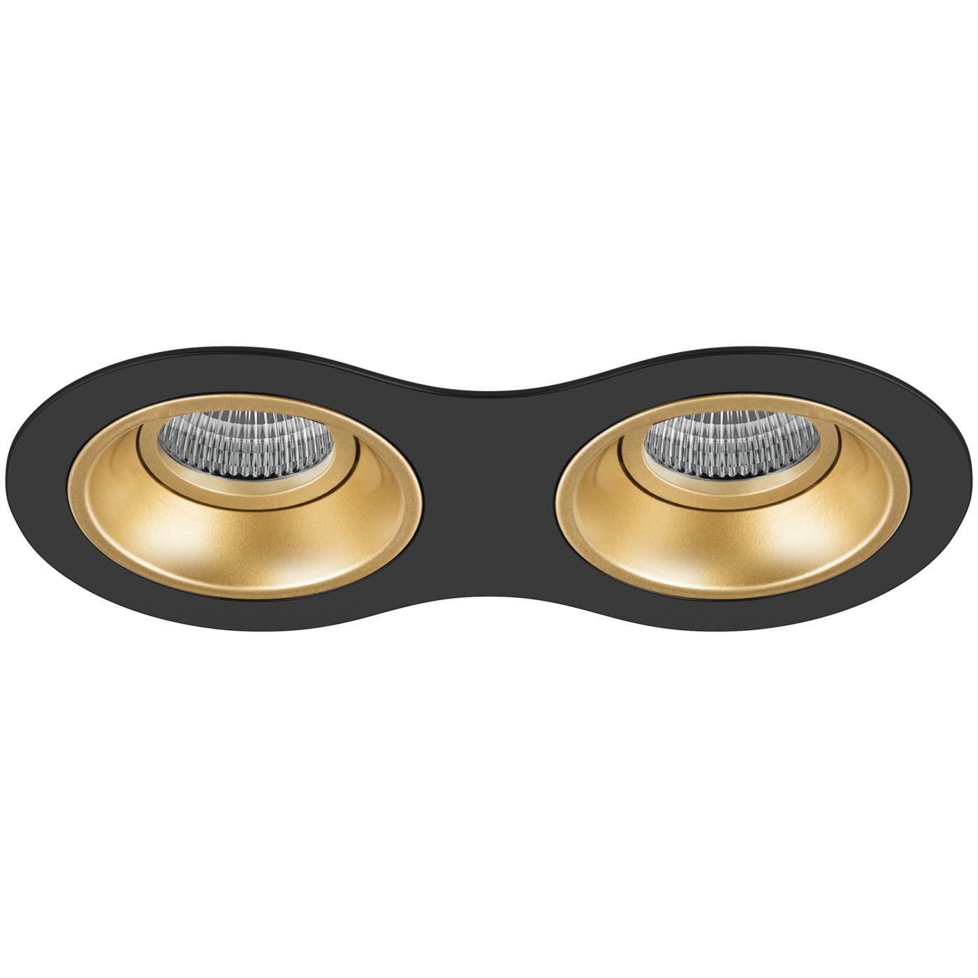 Комплект из светильников и рамки Lightstar Domino D6270303