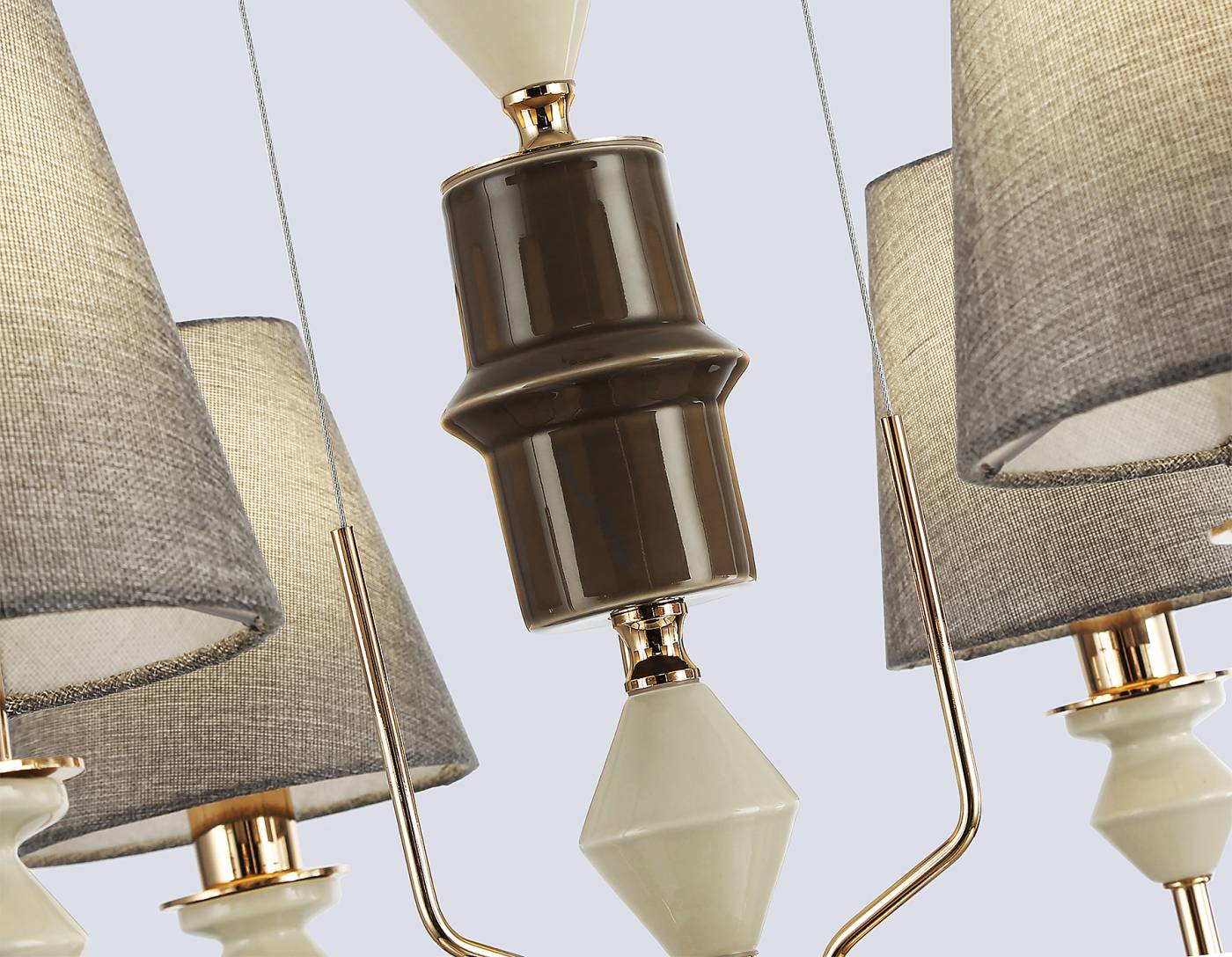 LH75401 Подвесная люстра Ambrella Ceramo Classic LH75401