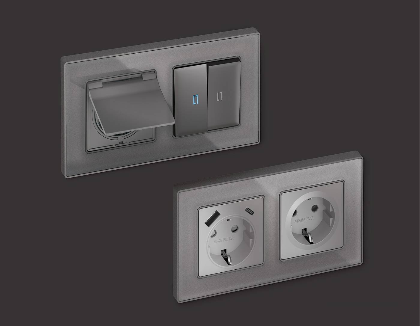 AF580653 Рамка Ambrella Volt Arctic AF580653