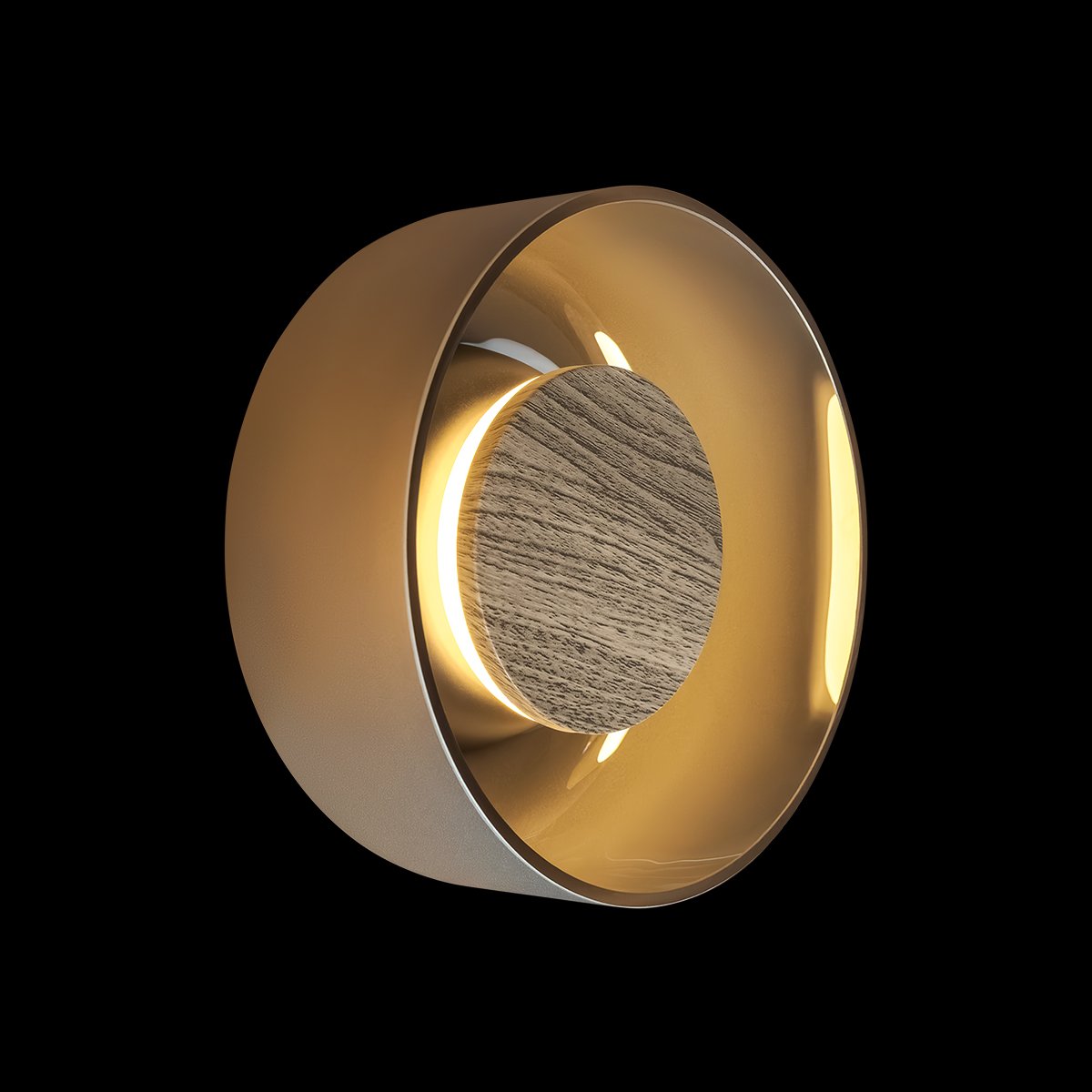 Настенный светильник Totem Loft It 10466W Smoke matte wood