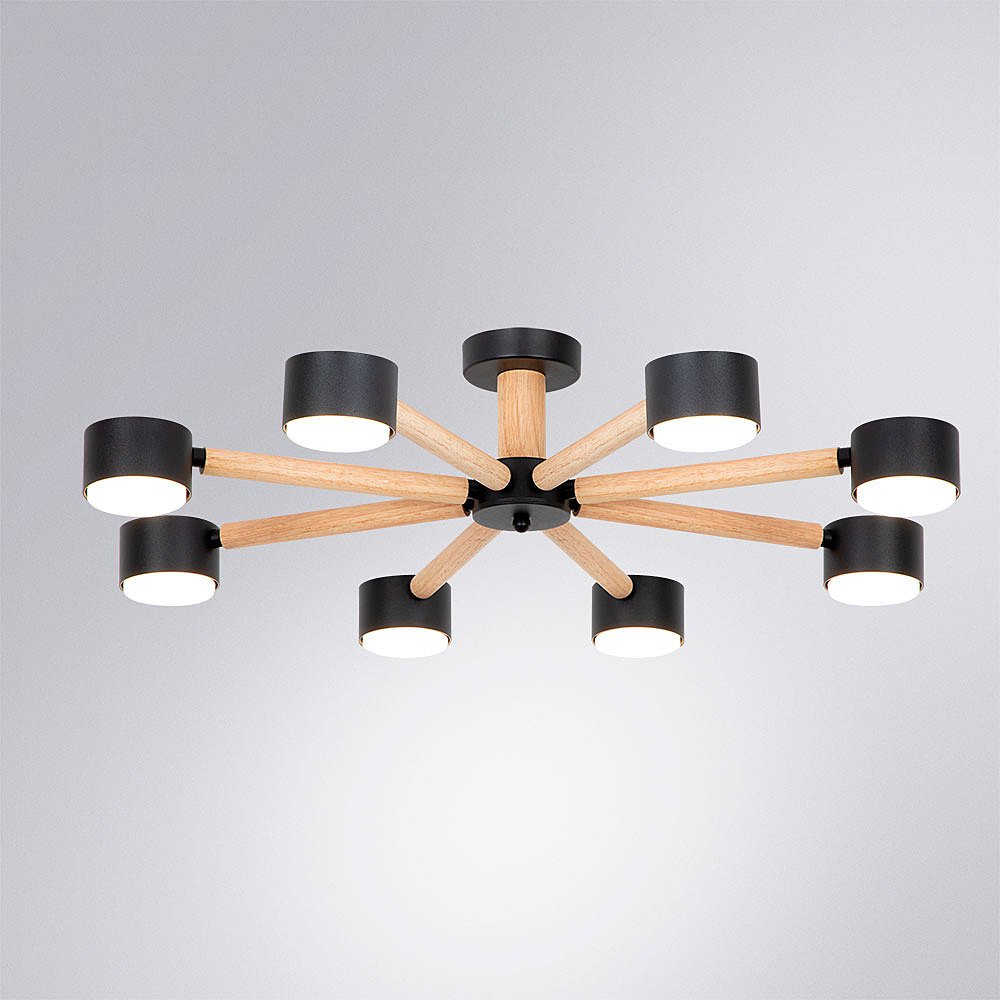 Потолочная люстра Arte Lamp Tenda A1624PL-8BK