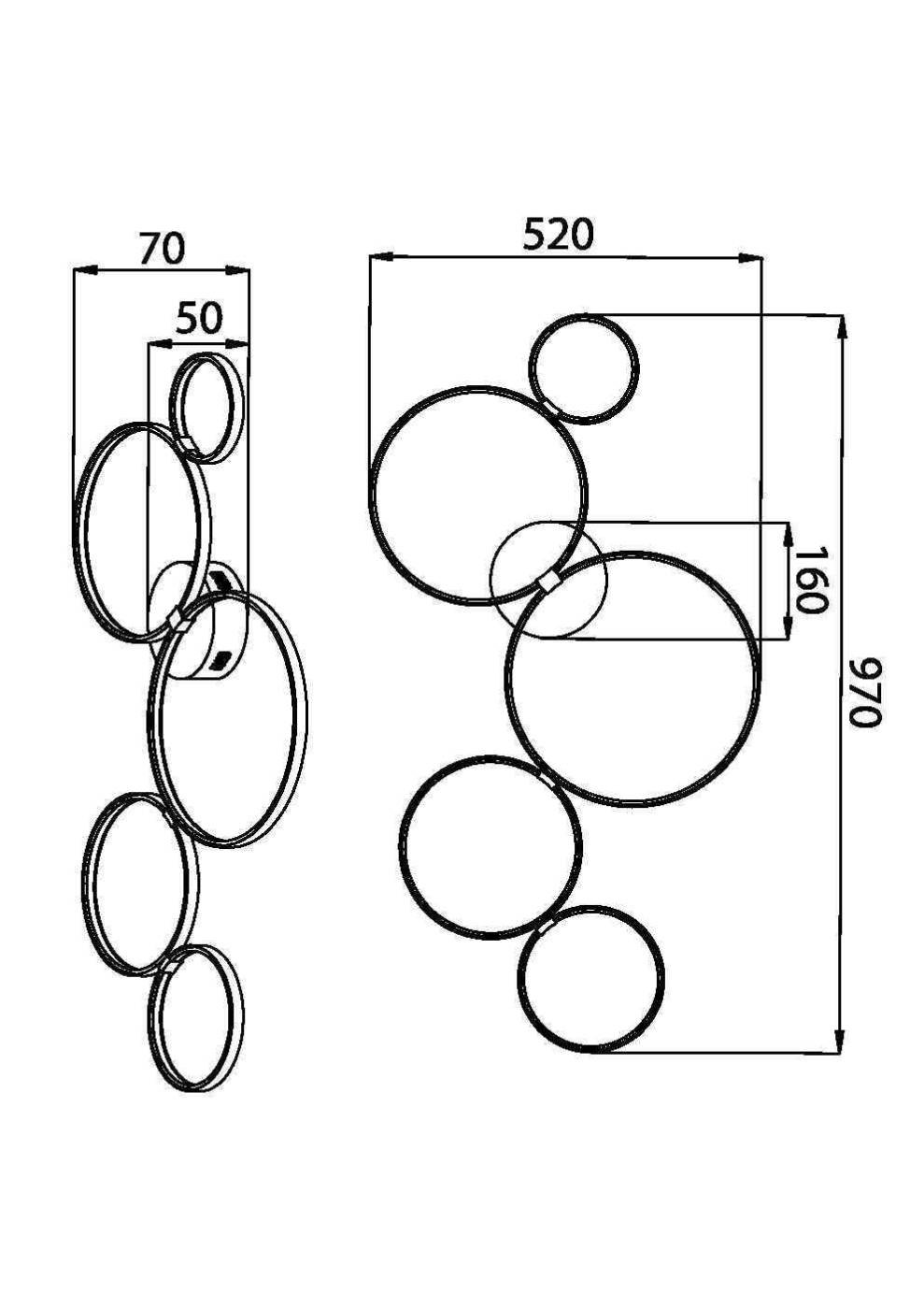 Потолочная люстра Maytoni Olympia MOD448CL-L40WK