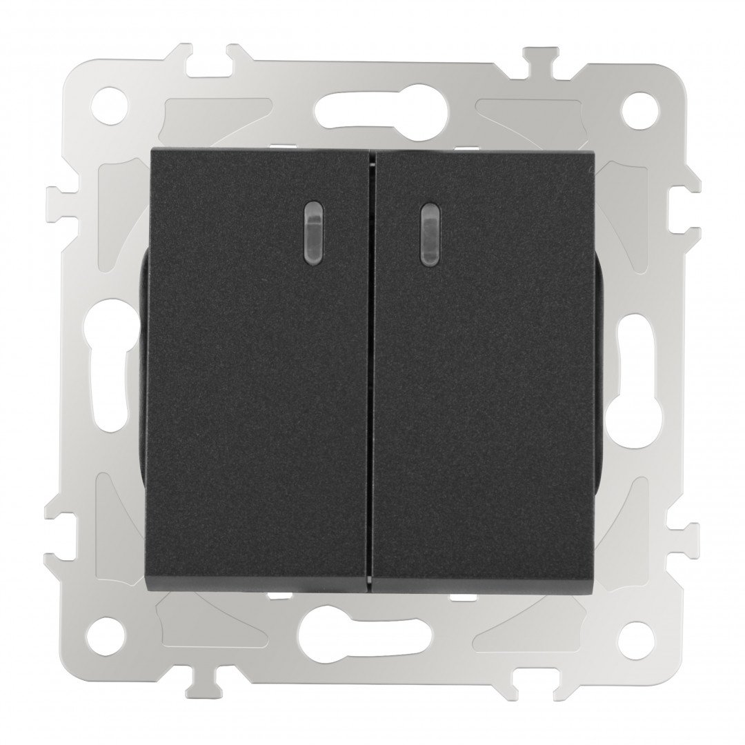 Выключатель Arte Milano Am-203 203.31-2.black