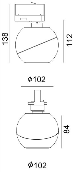 Трековый светильник Deko-Light Bellatrix 707078