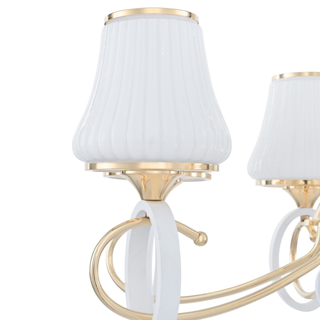302387/5 Wh/Gd Подвесная люстра Arte Milano Florentia-2387 302387/5 Wh/Gd