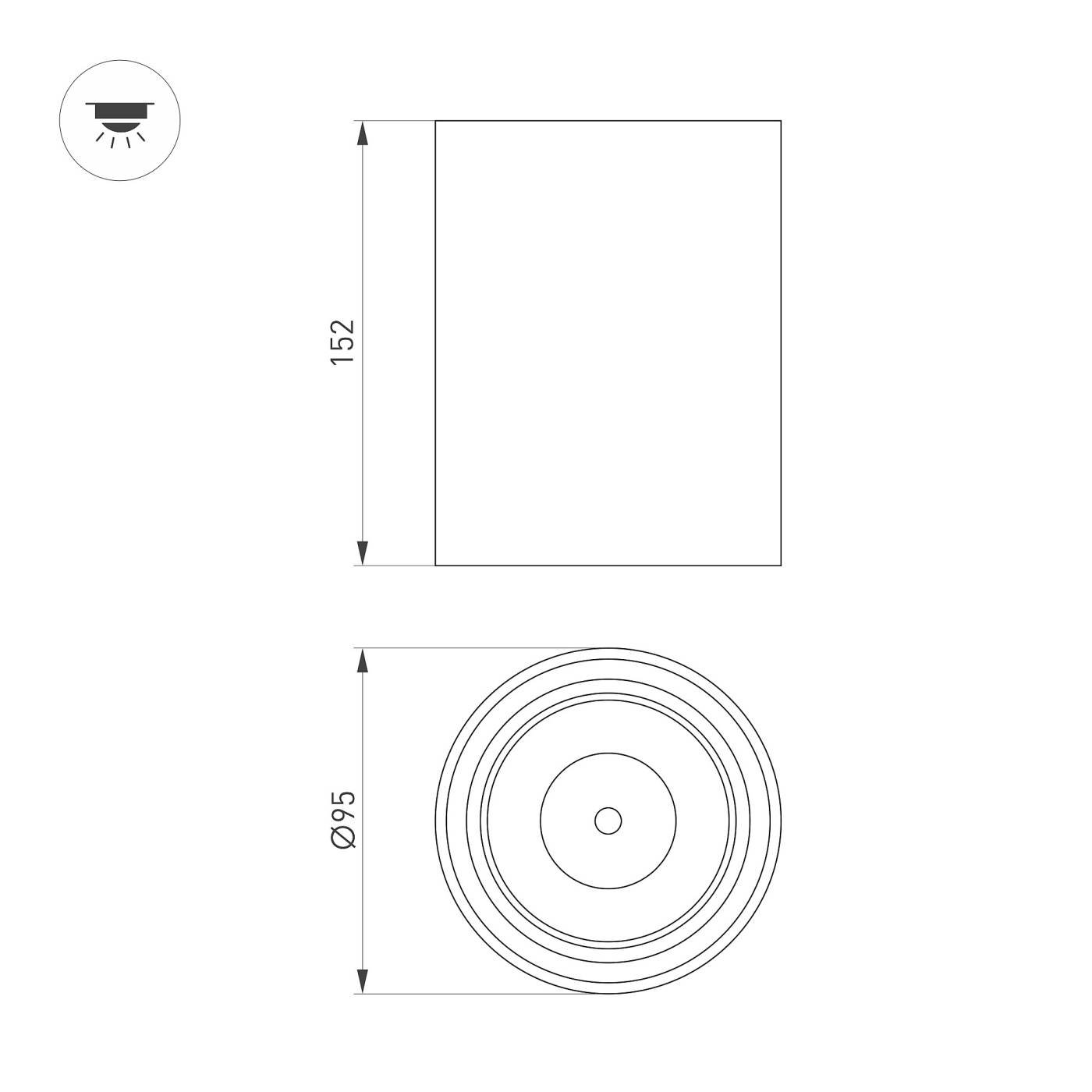 Накладной светильник Arlight Salt 056749