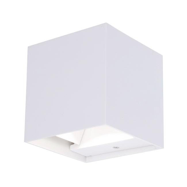 Уличный настенный светильник Uniel ULU-S55B-2x3W/3000K+4000K+6000K IP65 WHITE