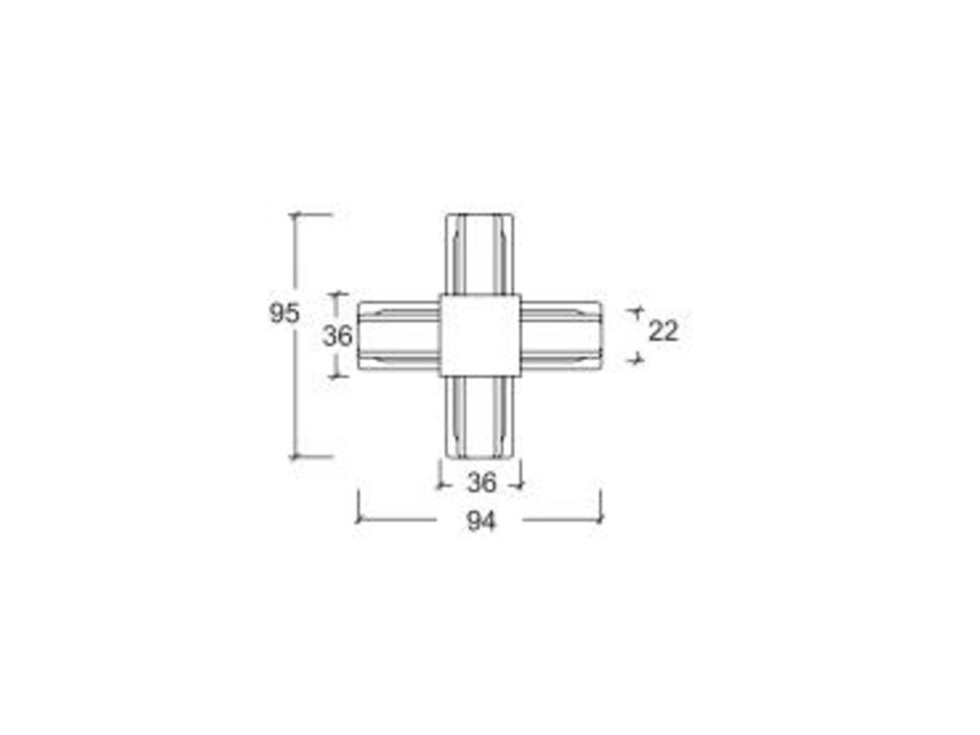 00-00002031 Коннектор Однофазный трек SWG Standard 00-00002031