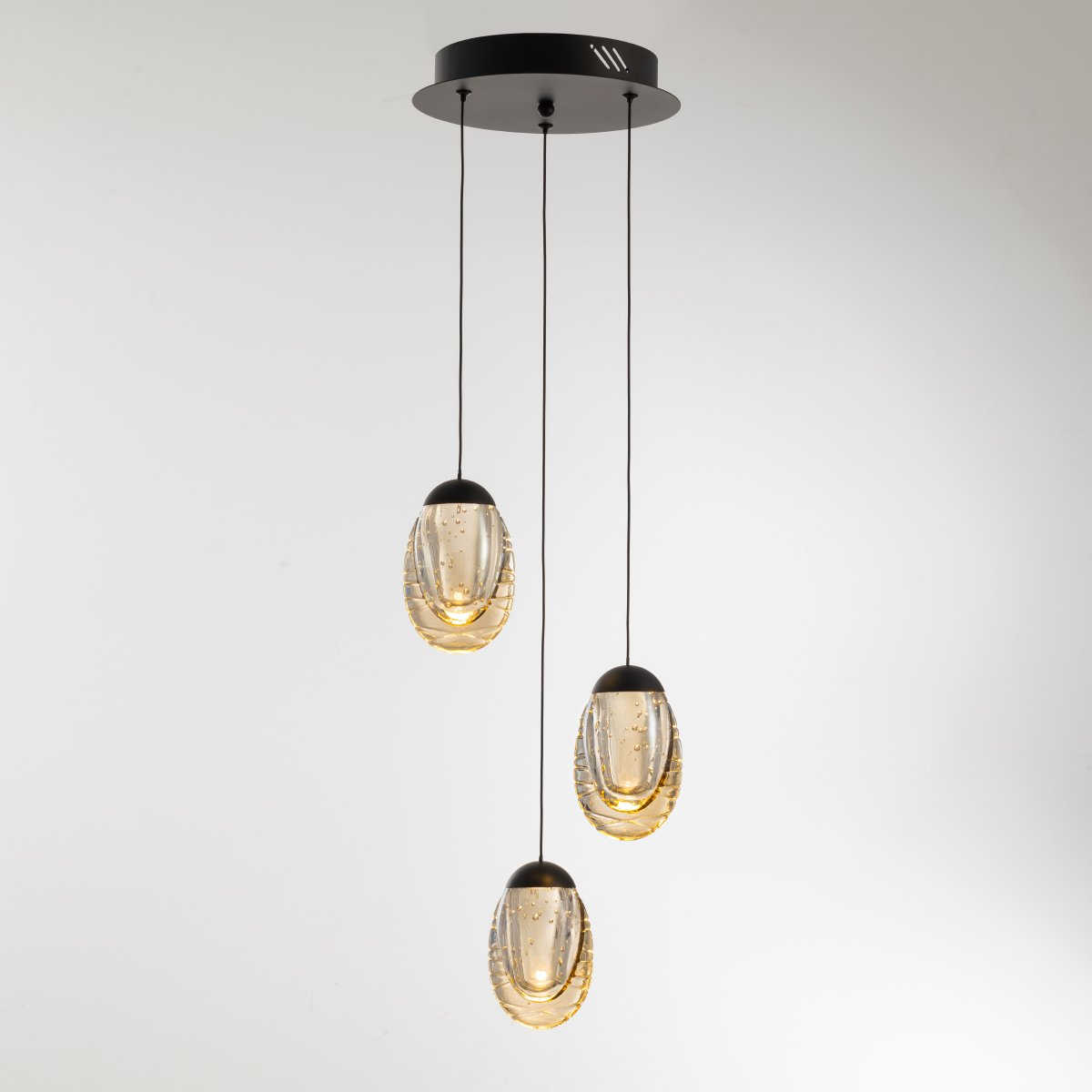 MD25090022-3A matt black/champagne Светильник подвесной Delight Collection MD25090022 MD25090022-3A matt black/champagne