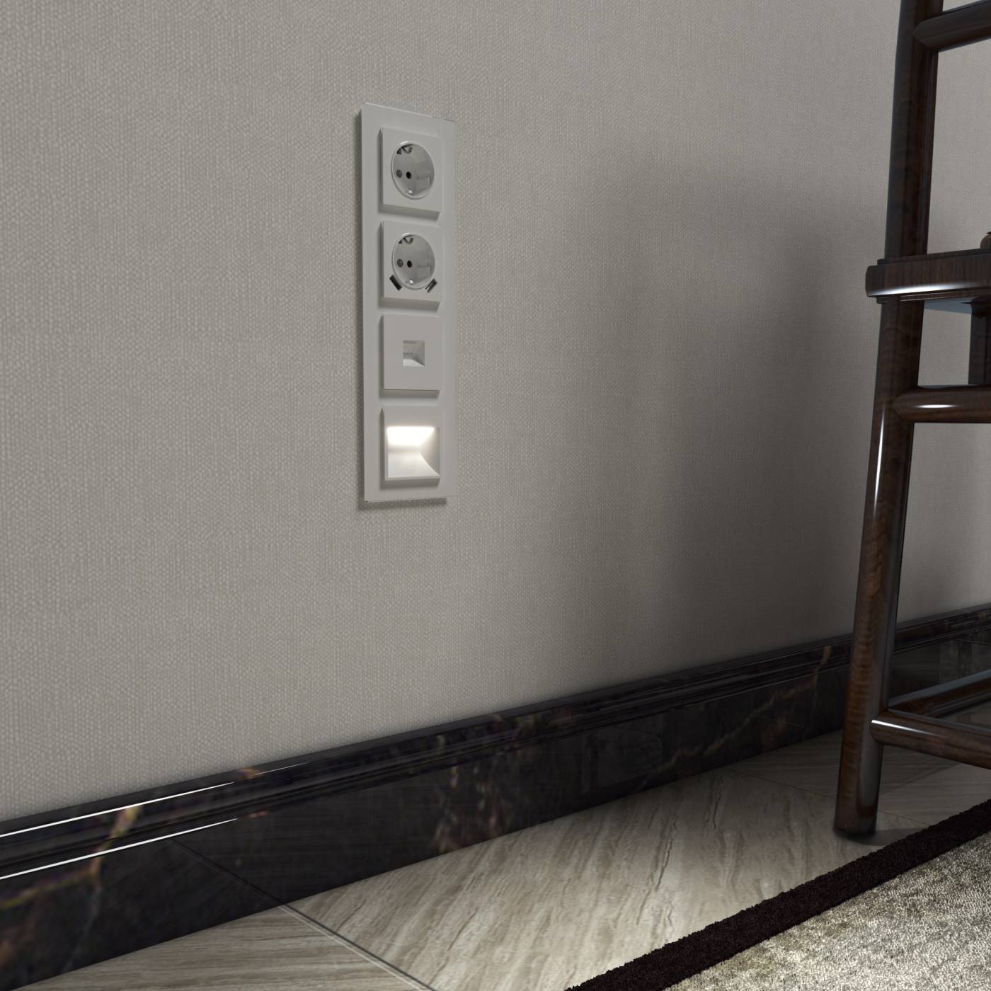 W1181001/ Розетка Ethernet RJ-45 (белый) Розетка Werkel W1181001/ Розетка Ethernet RJ-45 (белый)