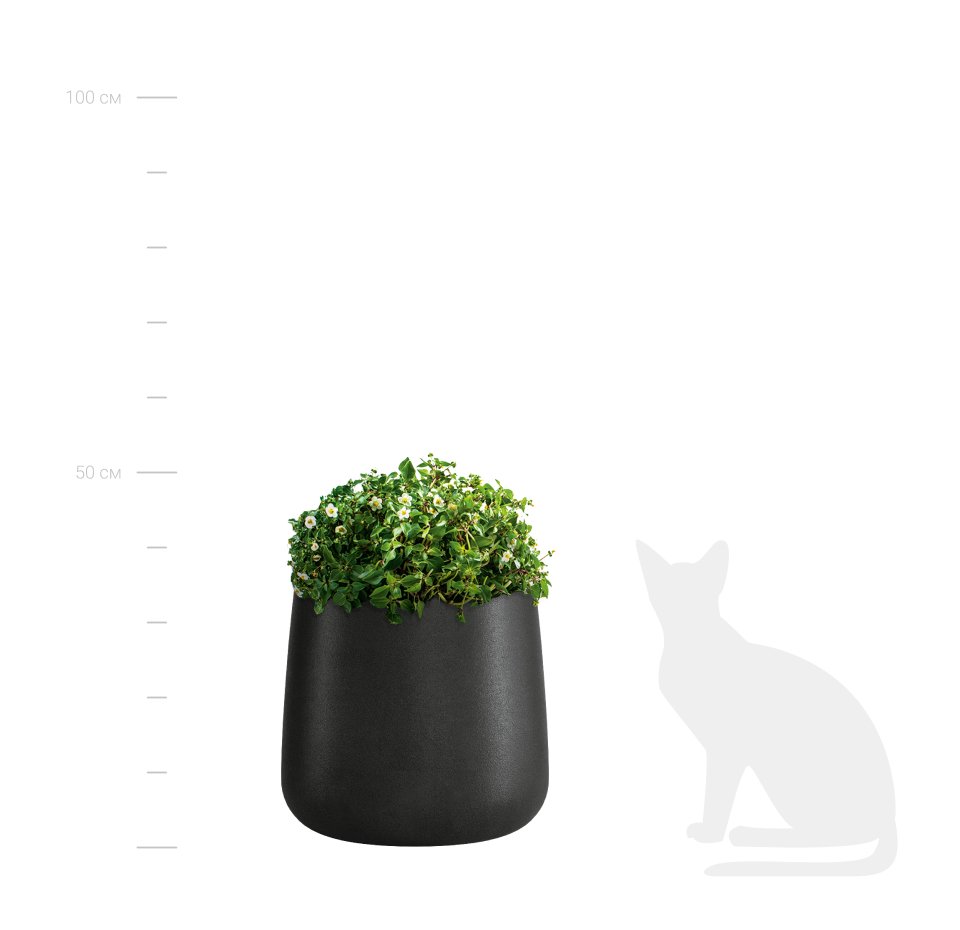 CONE NERO Кашпо Delight Collection Cone CONE NERO