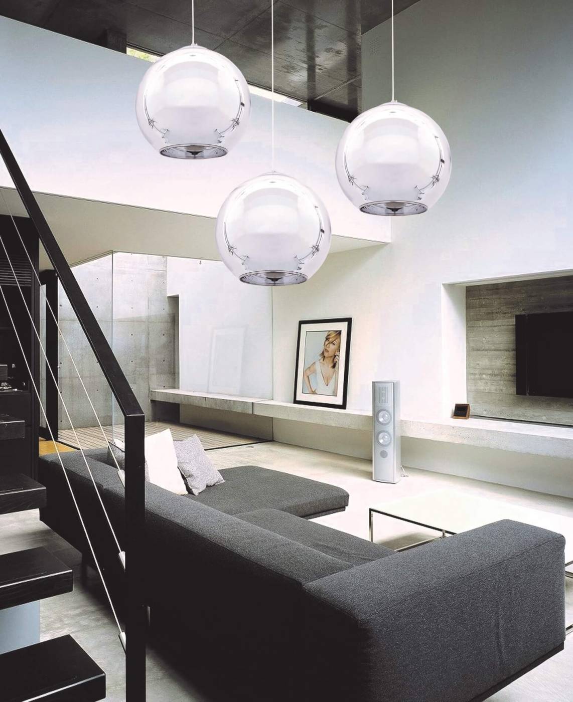 Светильник подвесной Lumina Deco Lobos LDP 107-300 CHR