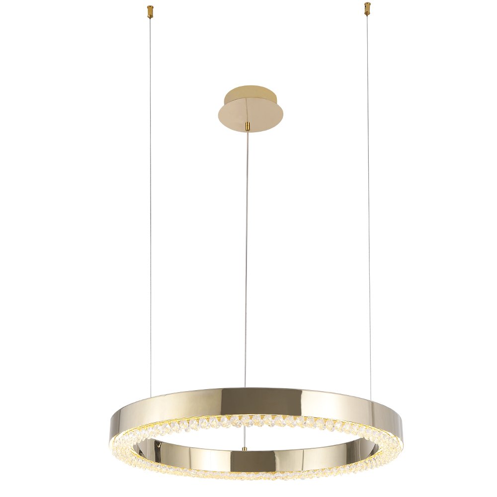 SATURN SP30W LED GOLD Подвесная люстра Crystal Lux Saturn SATURN SP30W LED GOLD