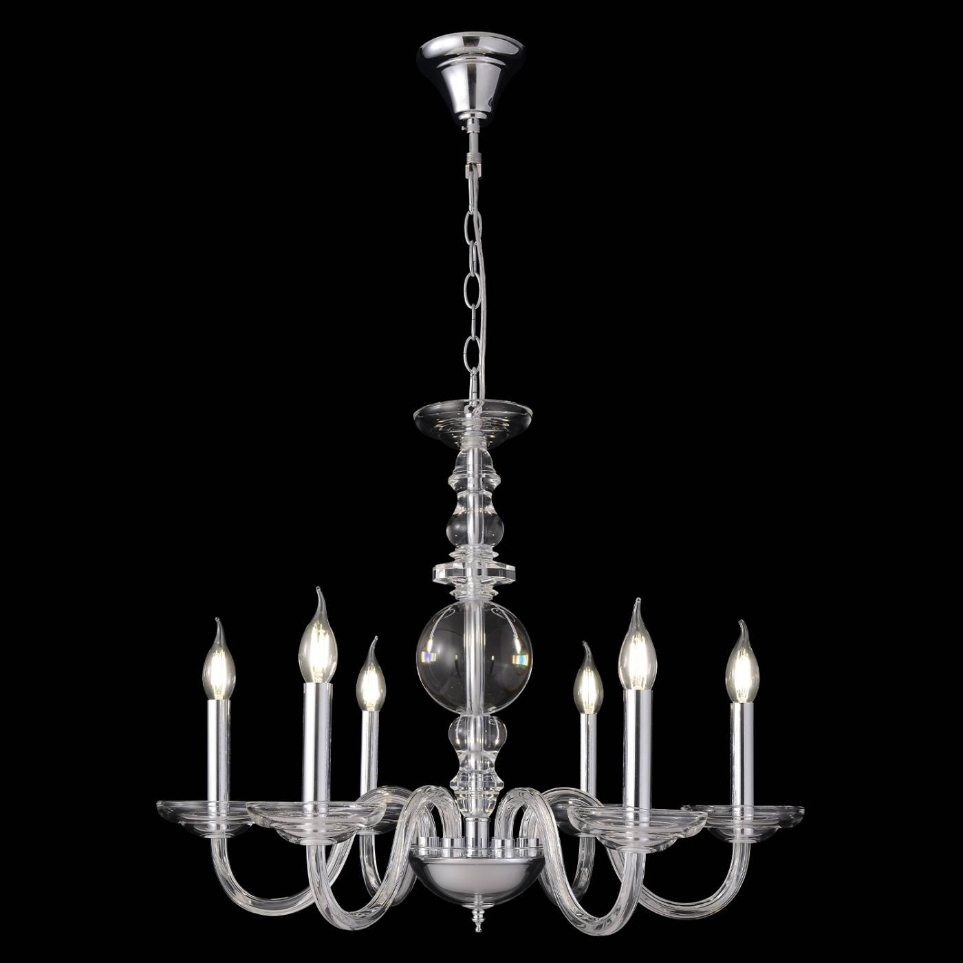 Подвесная люстра Crystal Lux Arabesque ARABESQUE SP6 CHROME