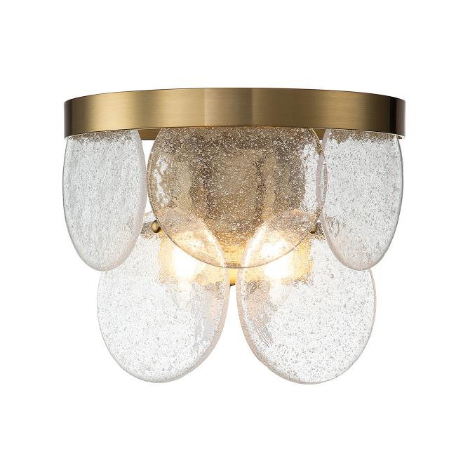 V000014 Настенное бра Indigo Bianco 12018/2W Brass V000014