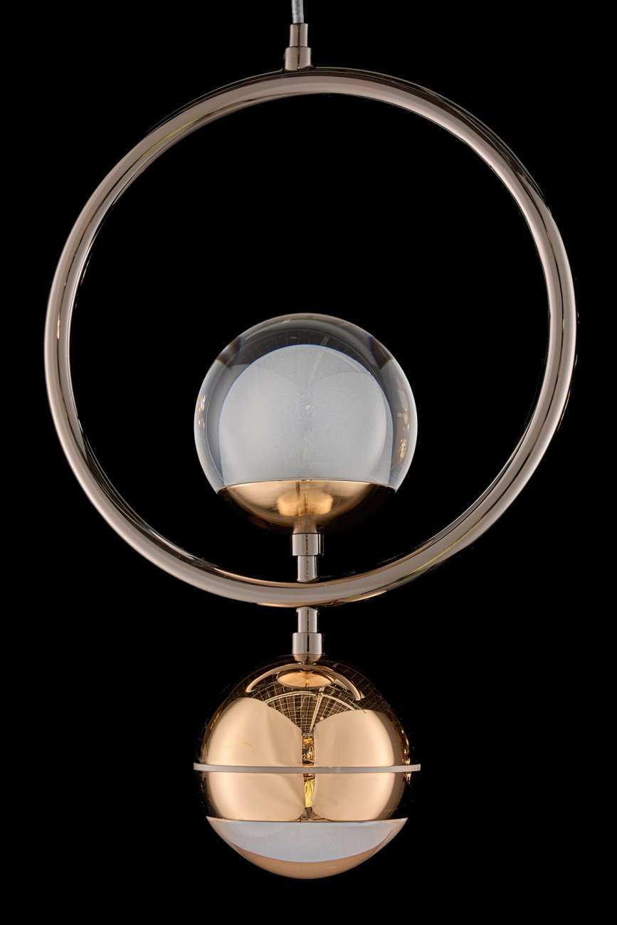 LE7709/1L Black Chrome/Gold Светильник подвесной LEON Lilith LE7709/1L Black Chrome/Gold