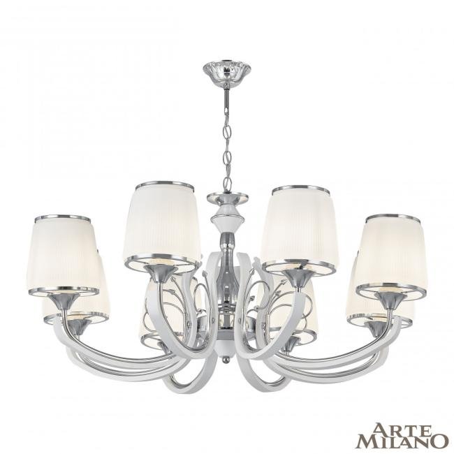 309247/8 Wh/Ni Подвесная люстра Arte Milano Florentia-9247 309247/8 Wh/Ni