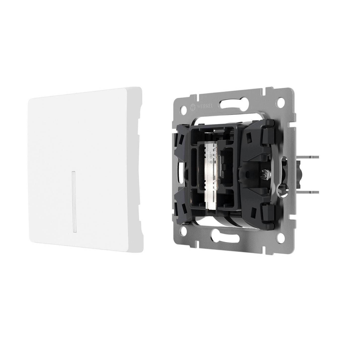 Блок LED подсветки для выключателя Werkel Блок подсветки белый W8020101/ Блок LED подсветки для выключателя 10 шт. (белый)