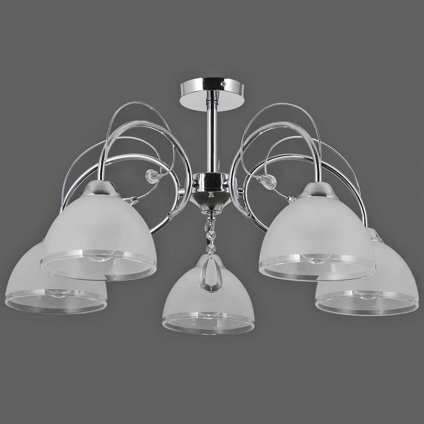 Потолочная люстра ILLUMICO IL0495-5CSQ-25CH ELITE