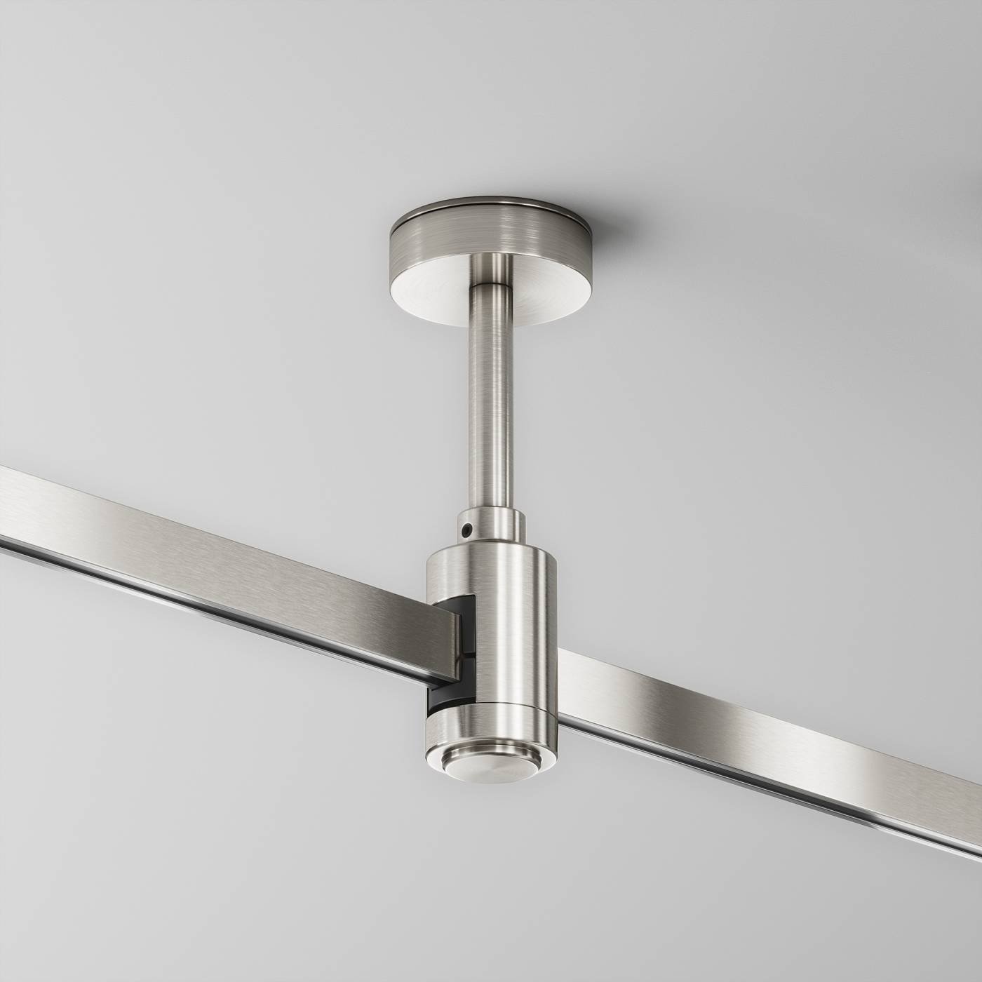 Крепление потолочное Short 78мм с вводом питания Maytoni Accessories for tracks Flarity TRA156C-B1-PT